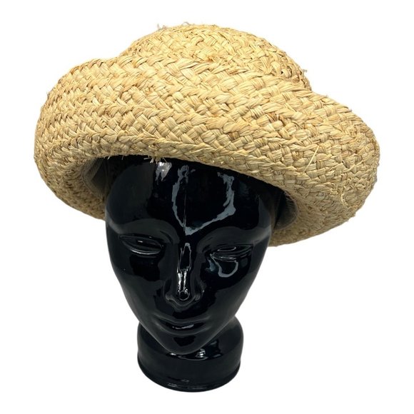 The Scala Collection All Natural Fibre Vintage Sun Hat One Size Fits All - Picture 6 of 10